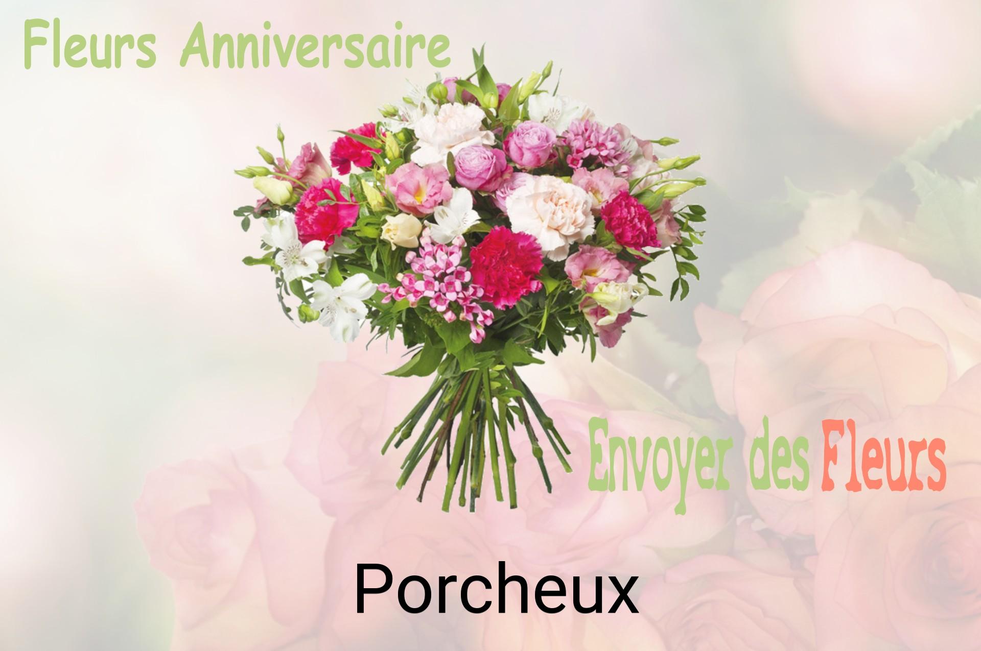 Bouquet de fleurs d’anniversaire livré à Porcheux